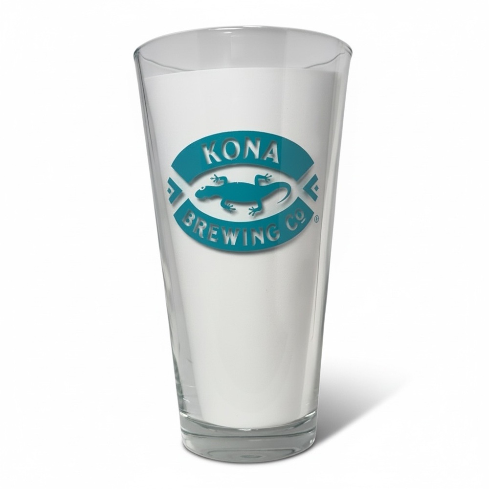 Kona Brewing Clear 20 oz Pint Glass
